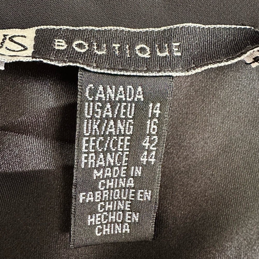 J.S Boutique Black mini dress (A2) - Picture 12 of 15